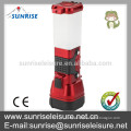 82043#3-in-1red multi-function telescopic camping lantern